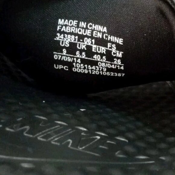 Nike Benassi JDI Black & Pink Slides Sandals Women Size 9 - Picture 5 of 6